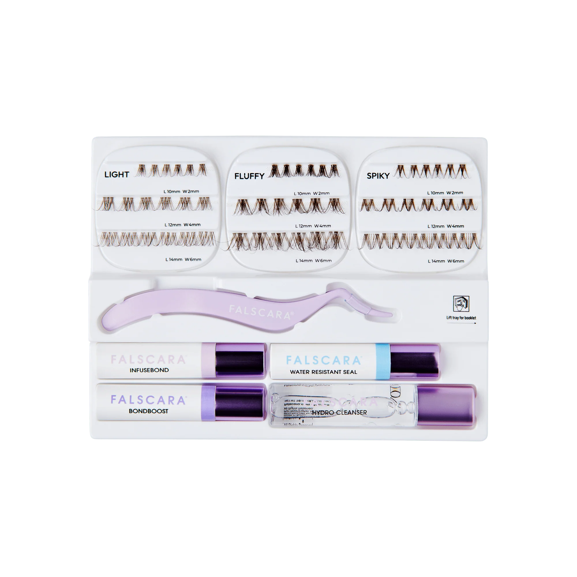 FALSCARA Studio Lash Extension Kit  - Dark Chocolate - 54 Wisps - Image 3