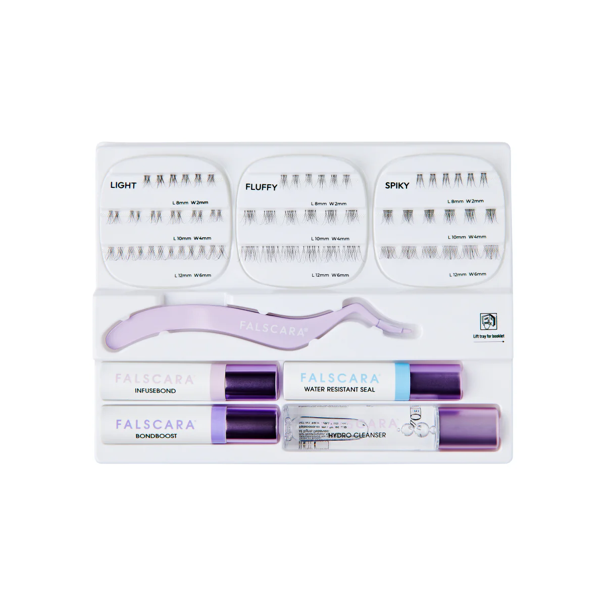 FALSCARA Studio Lash Extension Kit  - Petite Dainty - 54 Wisps - Image 6