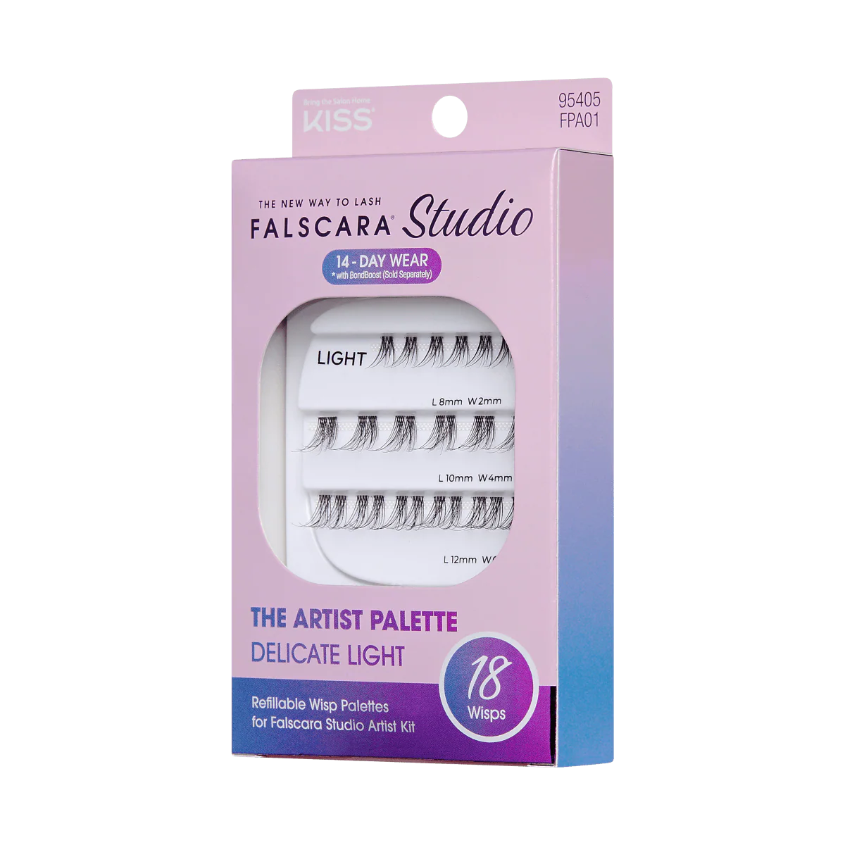 FALSCARA Studio Lash Palette - Delicate Light - 18 Wisps