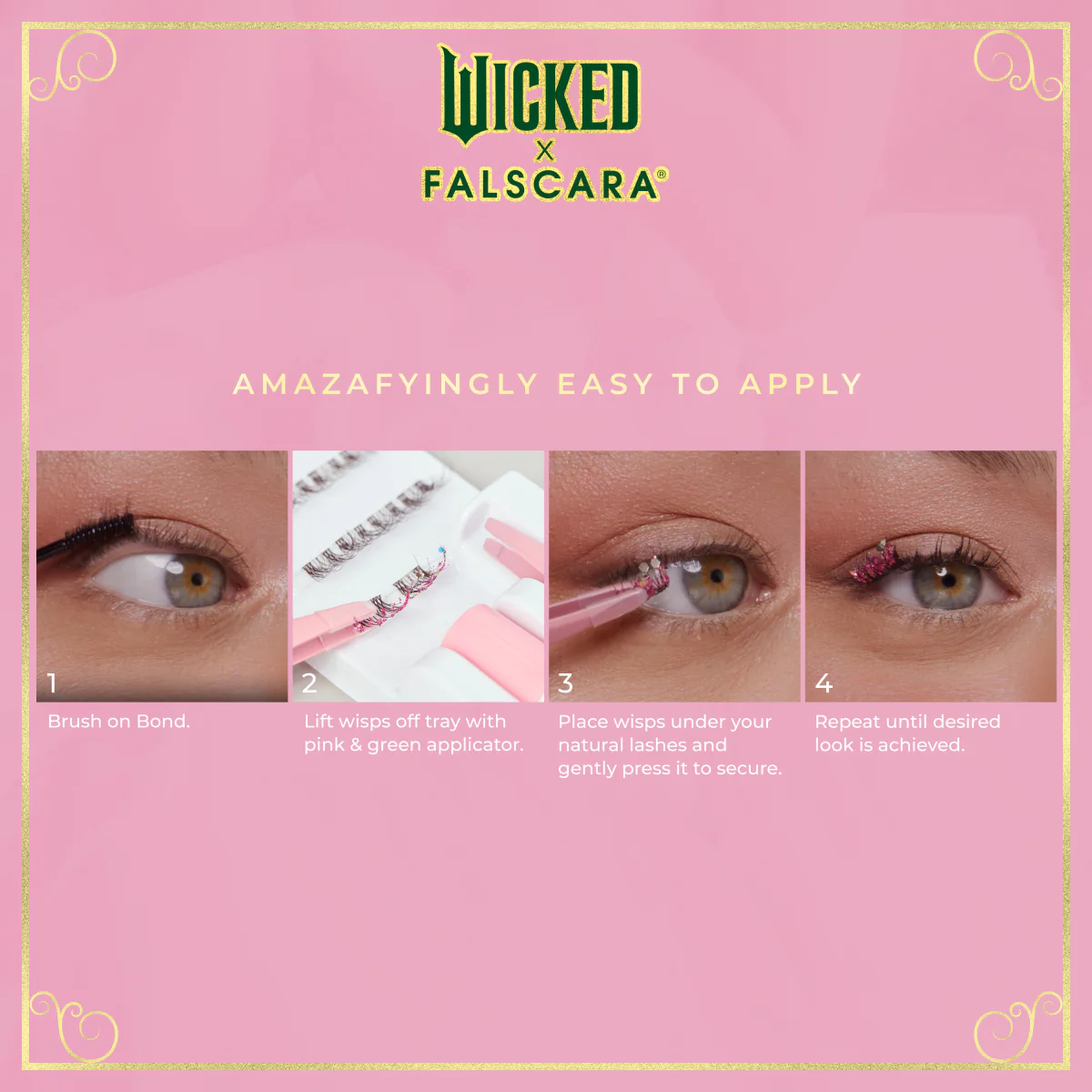 WICKED X FALSCARA False Eyelashes - Shimmering Shine - Image 7